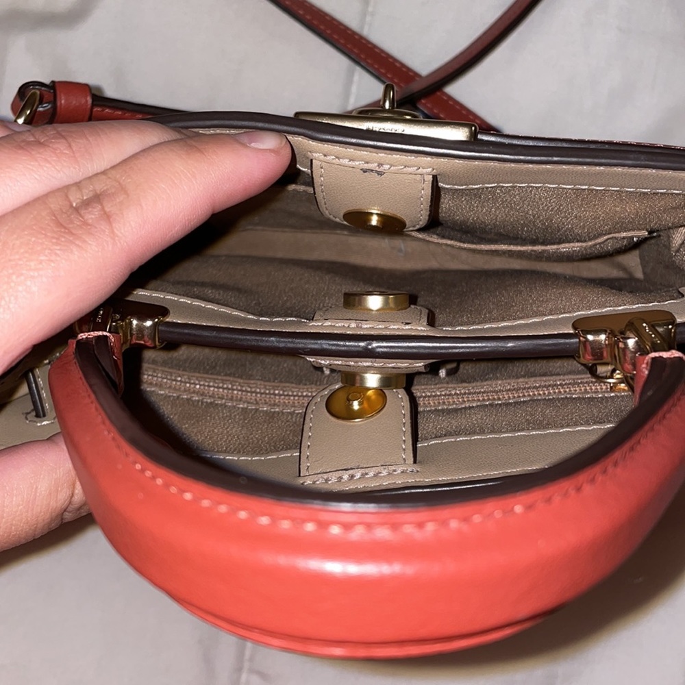 Coach Mini Lane Top Handle In Color Block Signatu… - image 5